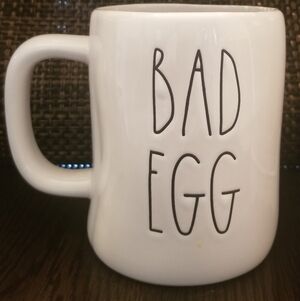 Rae Dunn Good Egg Bad Egg Double Sided Mug